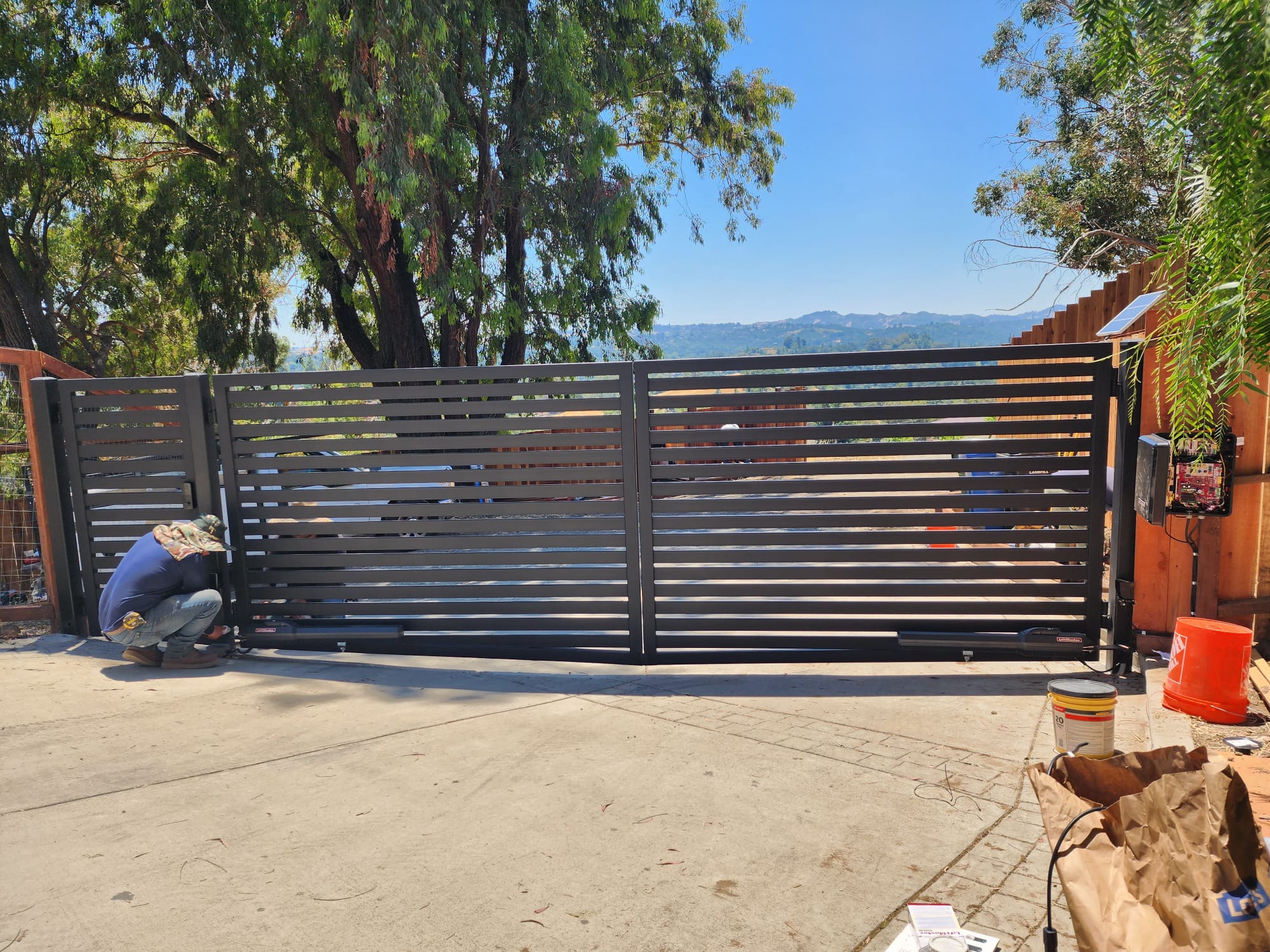 Modern gate design — Bay Area, CA