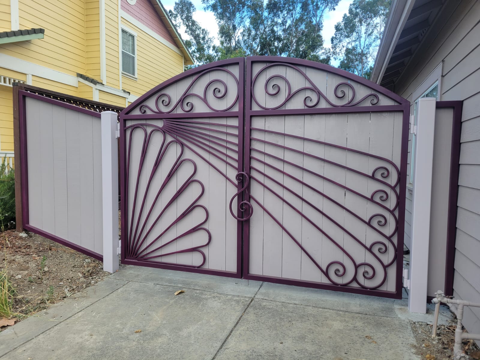Modern gate design — Bay Area, CA
