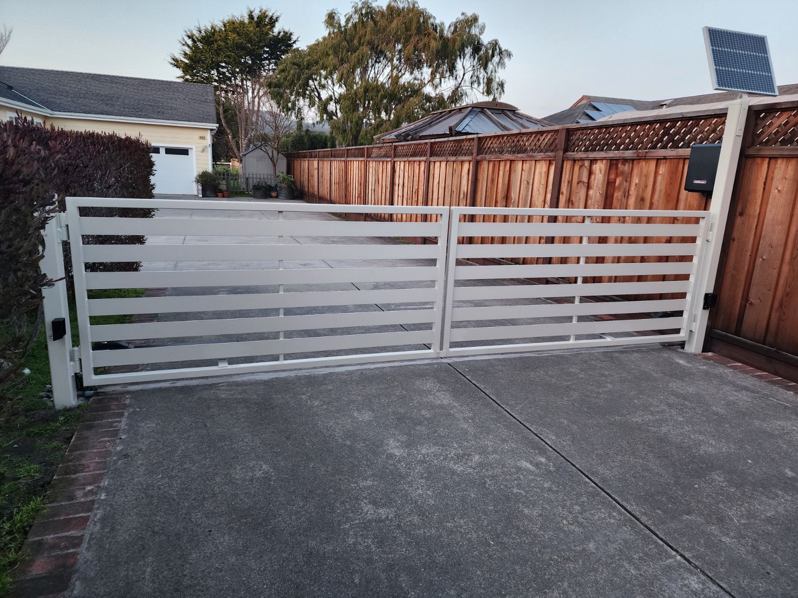 Steel gate design — Bay Area, CA
