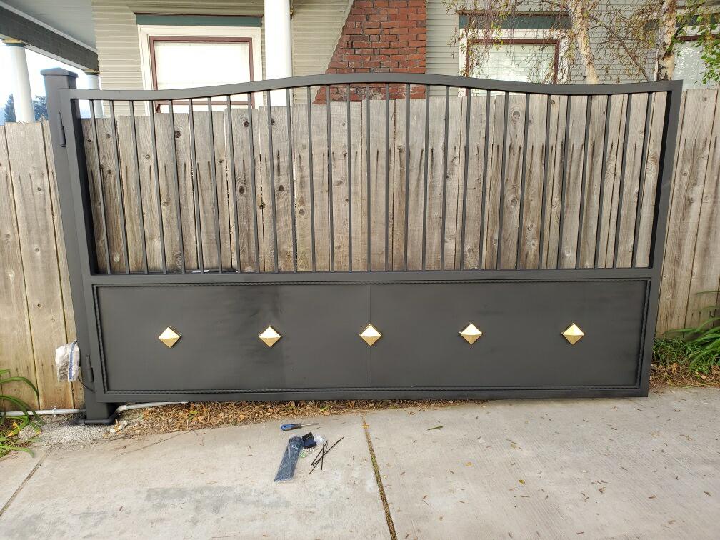 Steel gate design — Bay Area, CA