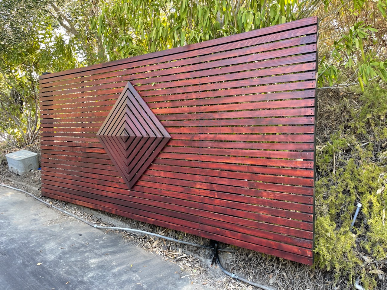 Custom residential gate installation